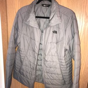 North face women’s winter jacket grey size XL